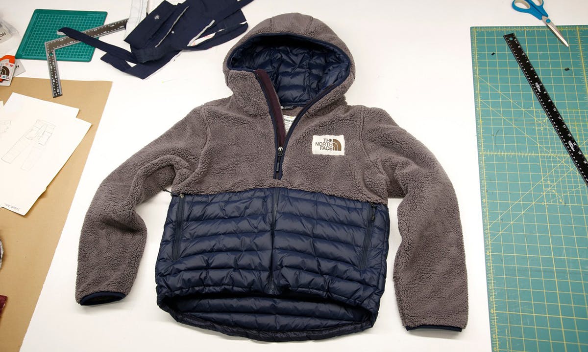 The North Face bespoke hoodie