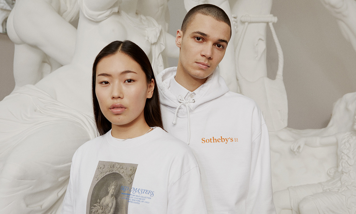 Sotheby's x Highsnobiety White T-Shirt and Hoodie