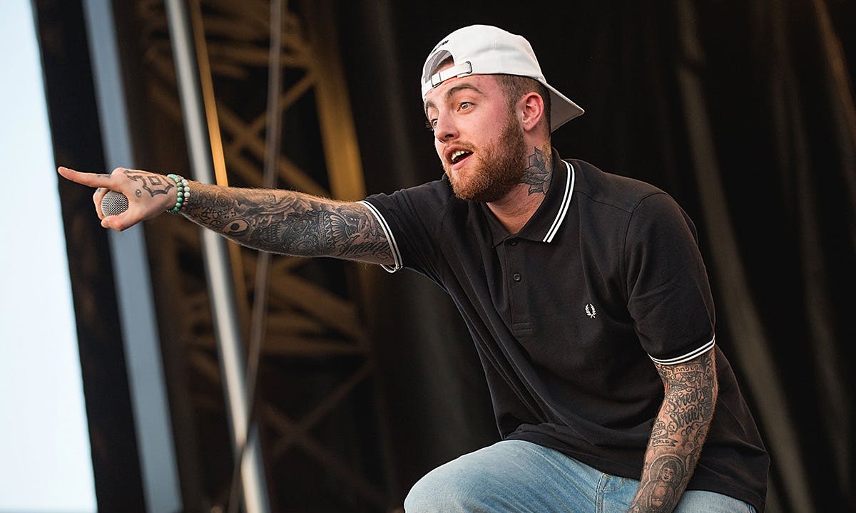 Mac Miller performing