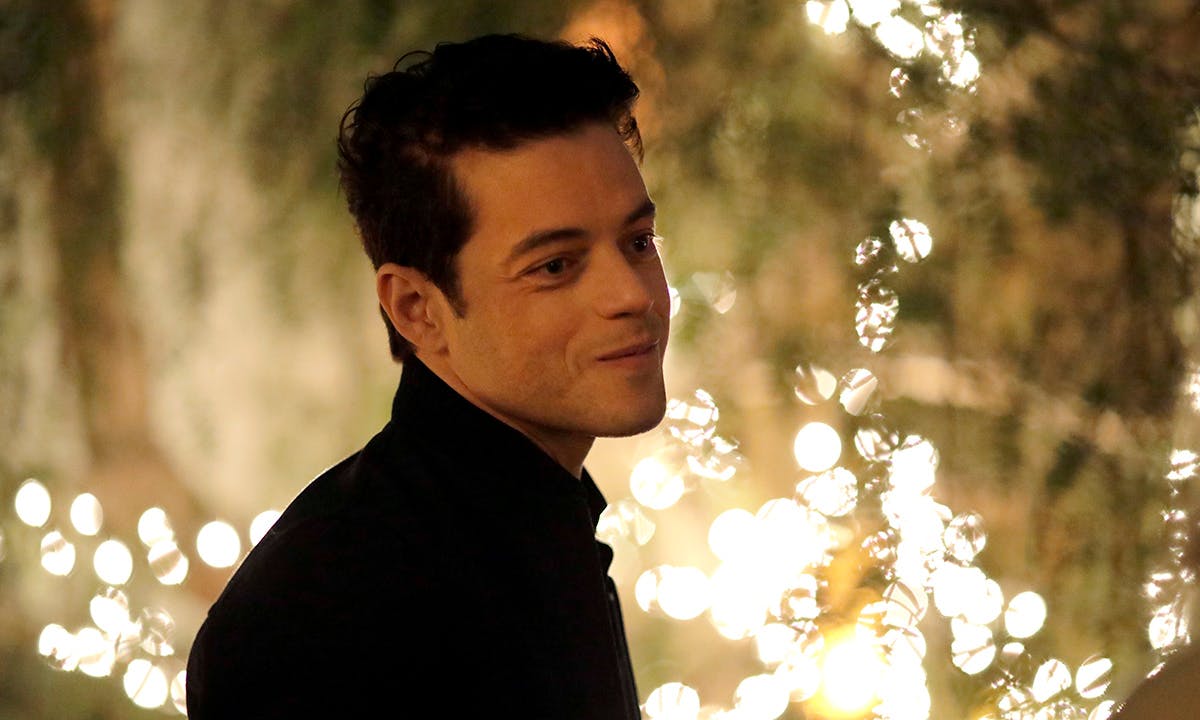 Rami Malek smiling