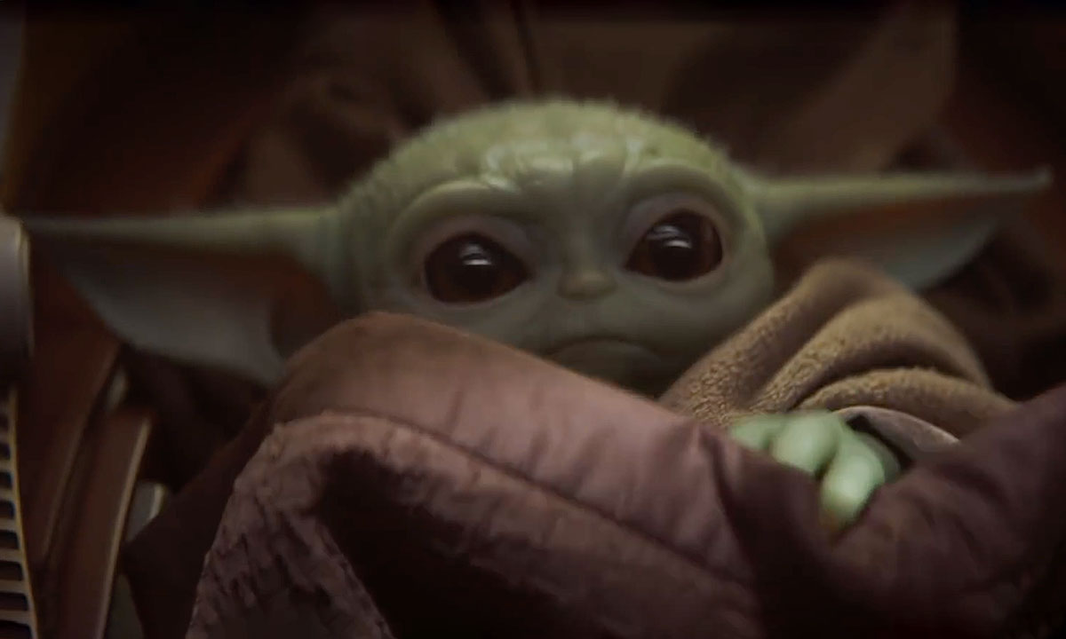 Baby Yoda in Disney+'s 'The Mandalorian'