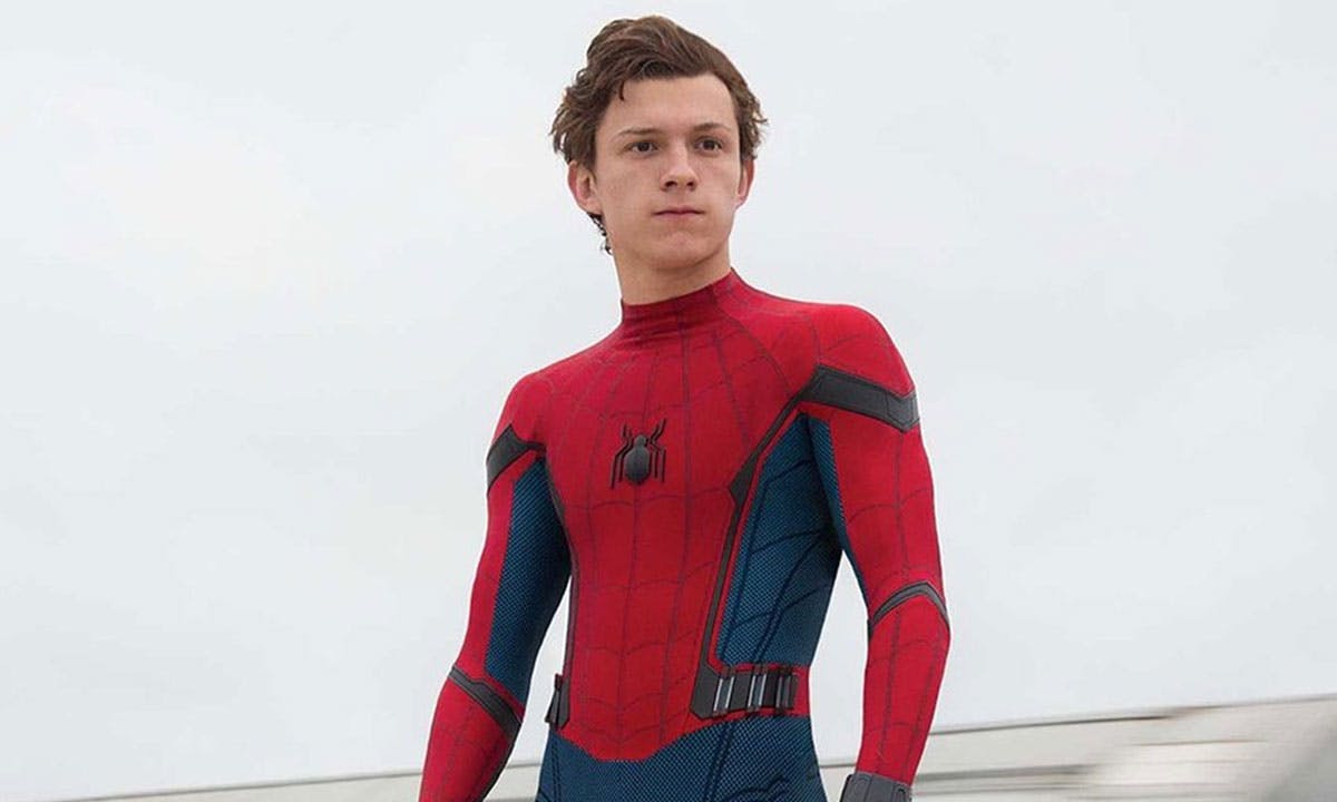 Tom Holland as spider-man