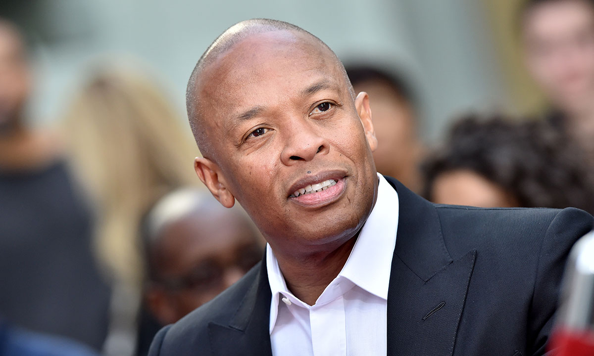 Dr. Dre attends the Hand and Footprint Ceremony honoring Quincy Jones