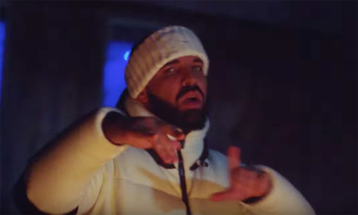 still from Drake's "war" video