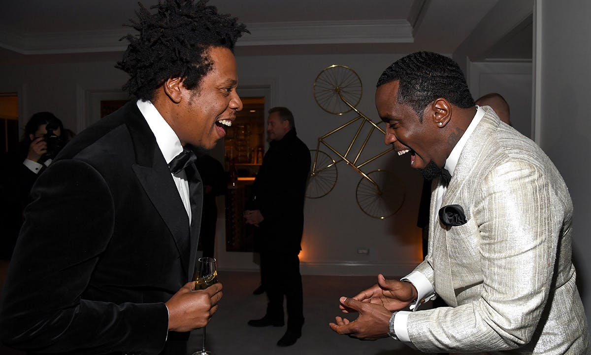 JAY Z and Diddy at Diddy's 50th Birthday Bash