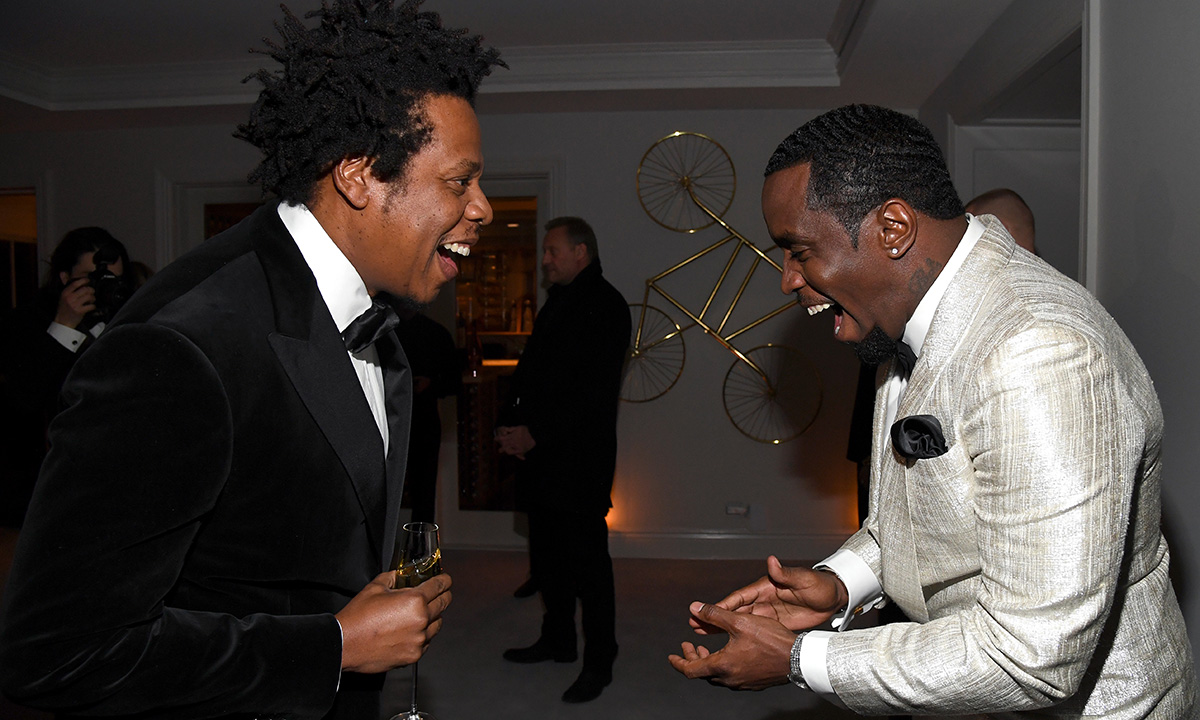 JAY Z and Diddy at Diddy's 50th Birthday Bash