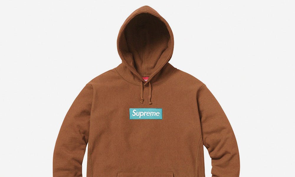 Supreme hoodie red logo - Gem