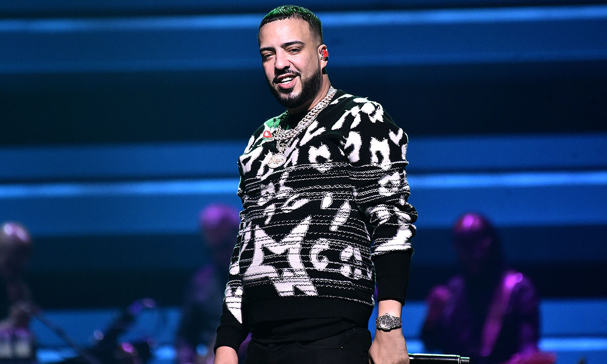 French Montana Performs on stage