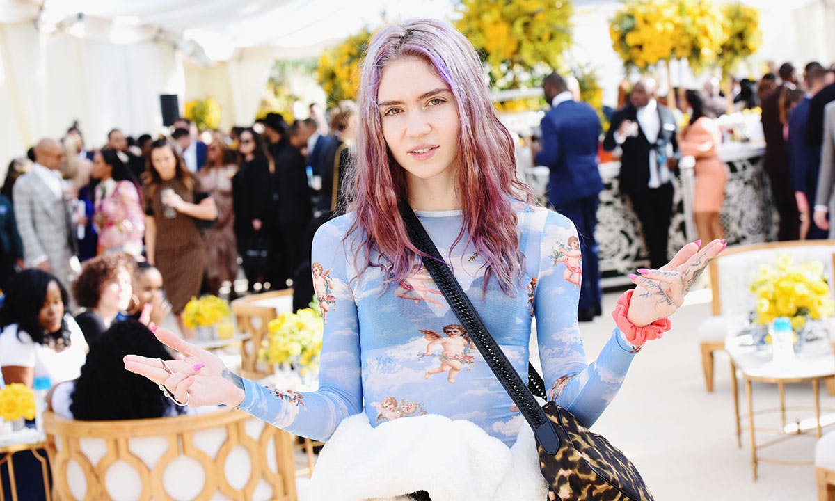 Grimes at Roc Nation brunch