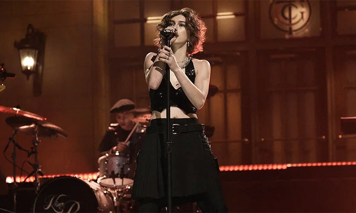 King Princess on stage SNL