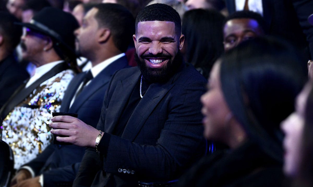 Drake Eats Spaghetti out of his Spotify Plaque Wearing a $2,670 Louis  Vuitton Giant Damier Waves Monogram Denim Jacket – Fashion Bomb Daily