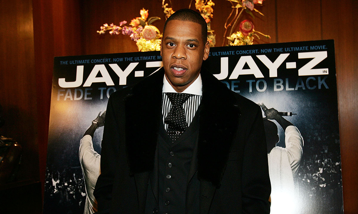 Jay-Z at 'Fade to Black' premiere