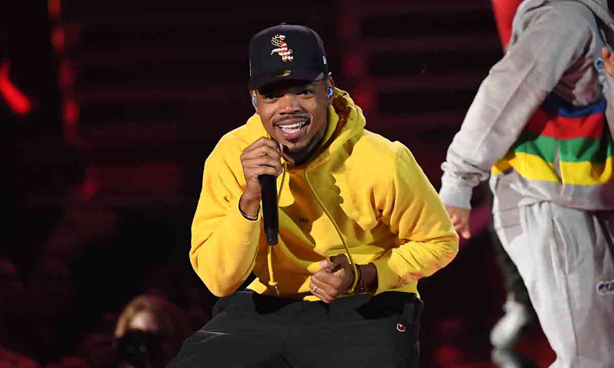 Chance the Rapper yellow hoodie