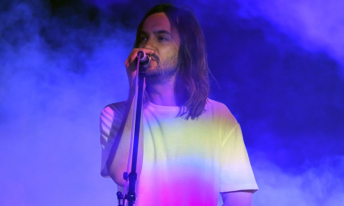 Kevin Parker Tame Impala performing