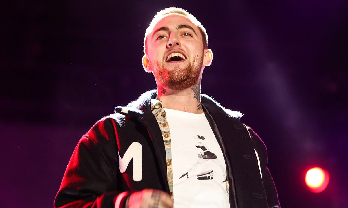 Mac miller performing smiling