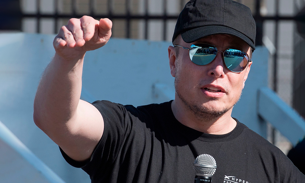 Elon Musk sunglasses cap