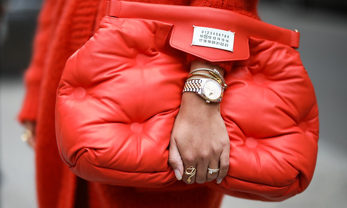 Maison Margiela red bag