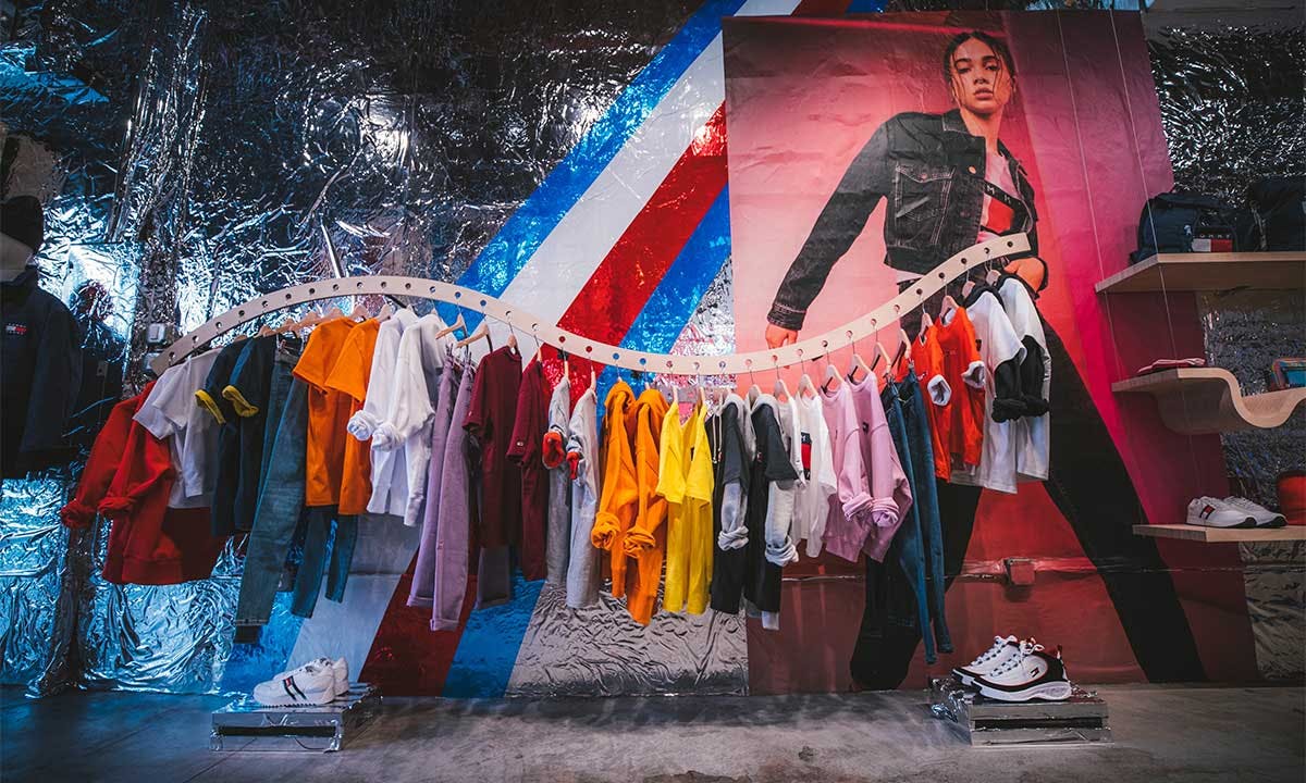 tommy jeans platform pop up shop featured tommy hilfiger