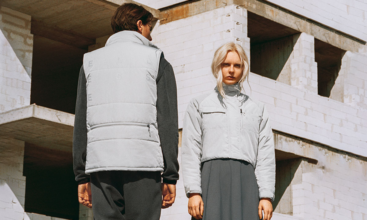 ellesse wood wood mint grey outerwear man and woman