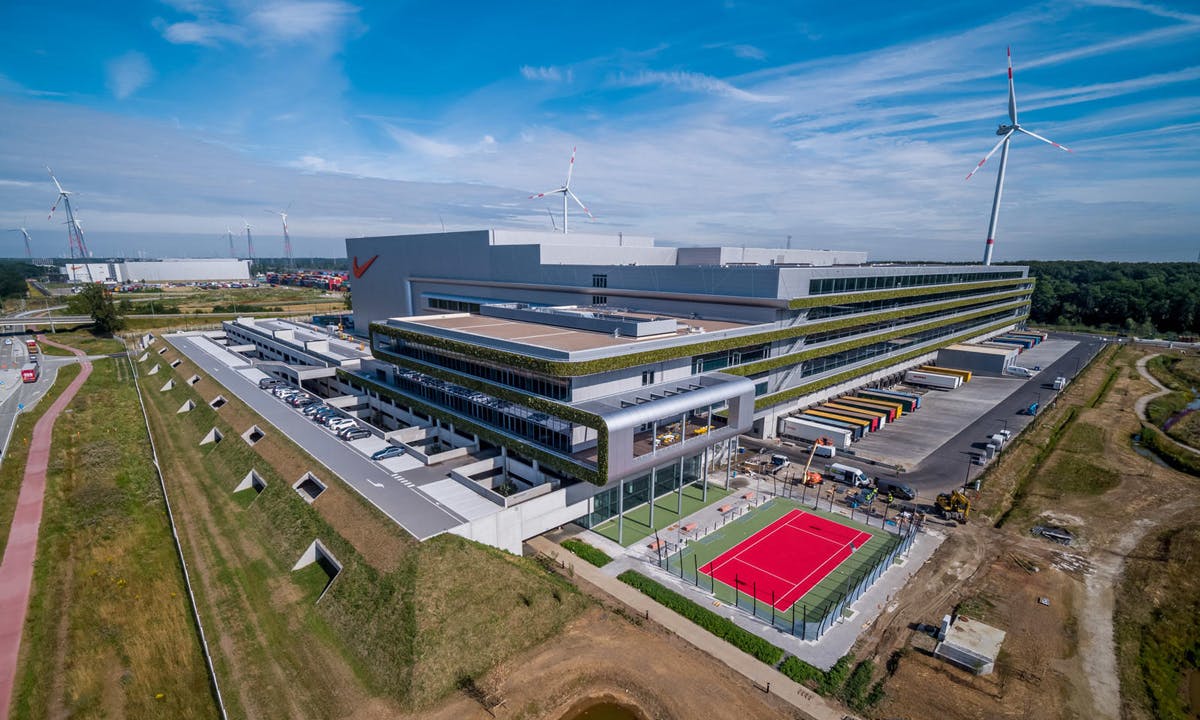 nike renewable energy center feat sustainability