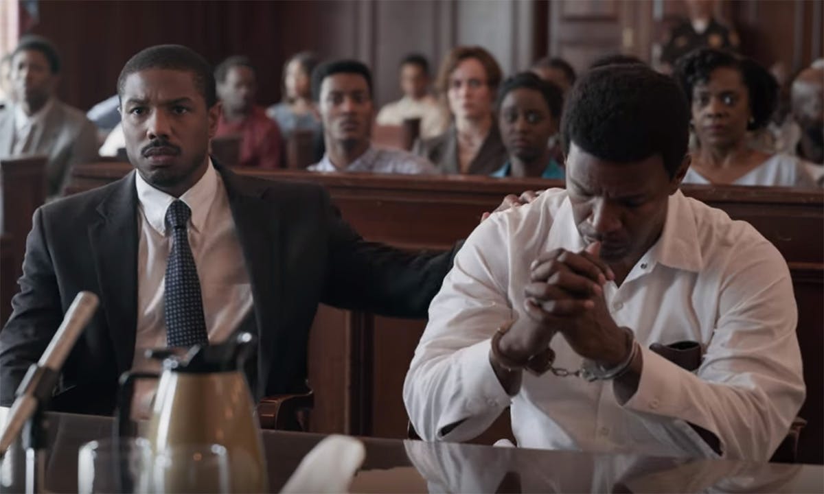 just mercy trailer feature Michael B. Jordan brie larson jamie foxx
