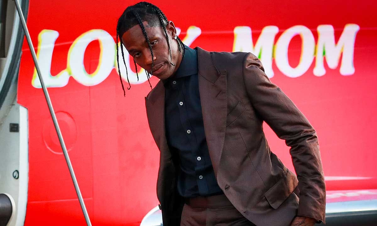 travis scott drops merch announces new music feat Look Mom I Can Fly