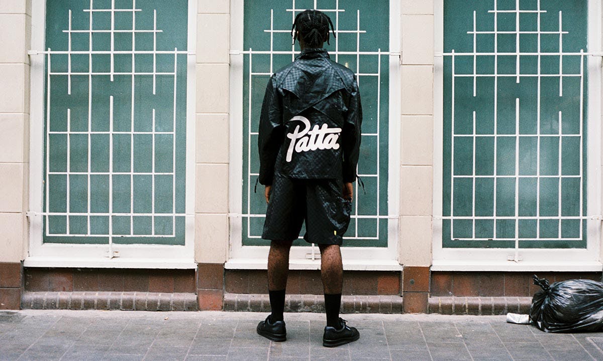 patta alch windbreaker shorts feature Alexandra Hackett MiniSwoosh