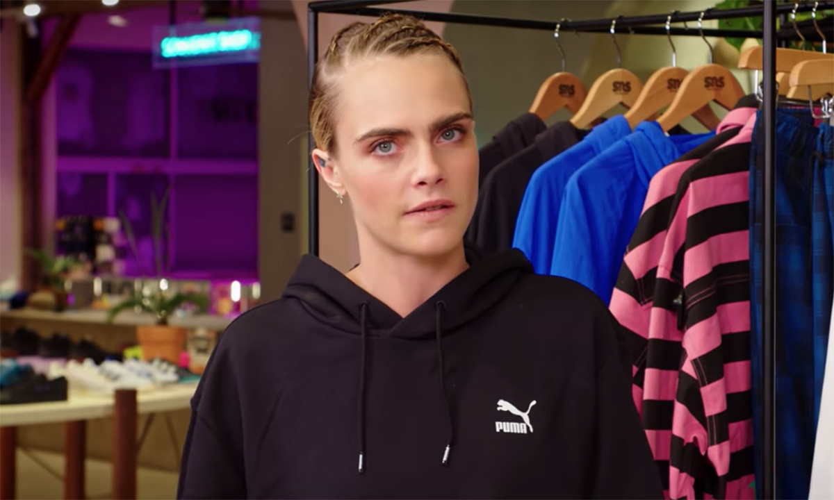cara delevingne sneaker shopping feature