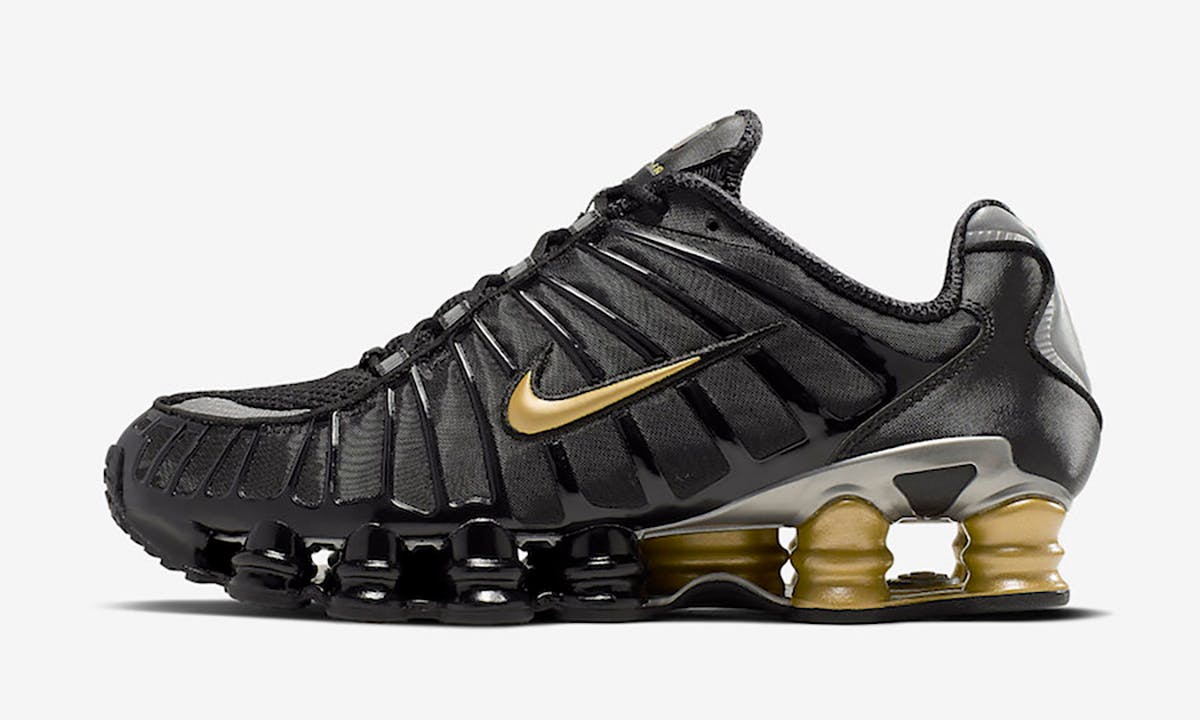 neymar nike shox tl black gold release date price feature