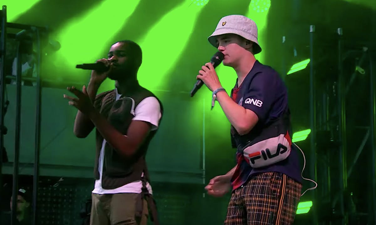 glastonbury alex mann rapper dave thiago silva