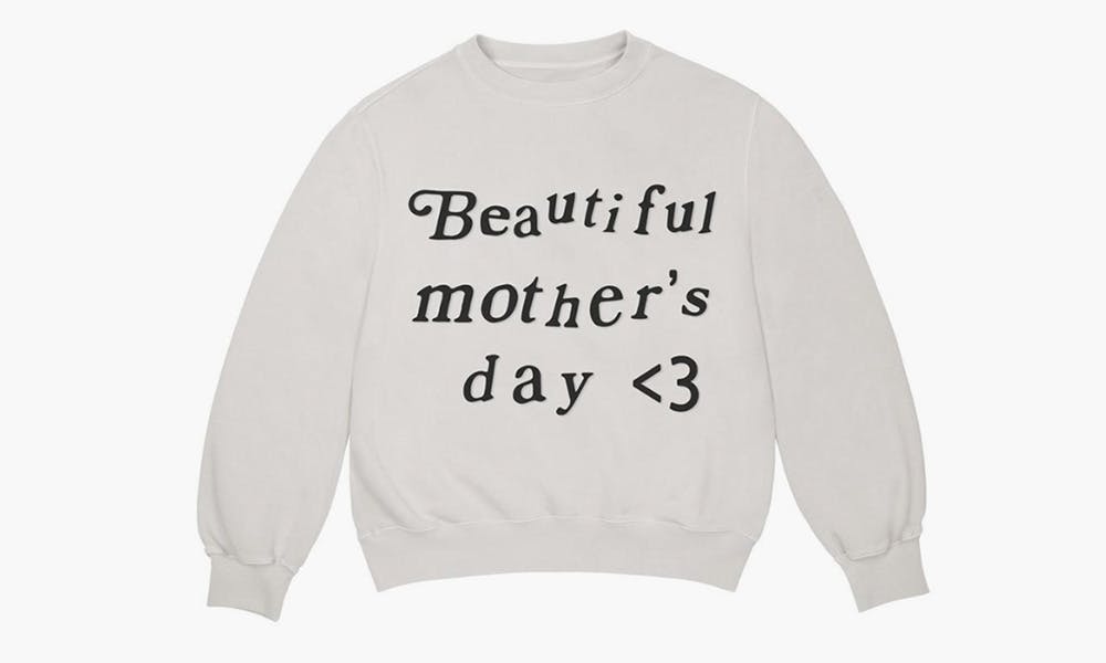 kanye beautiful mothers day crewneck buy kanye west mother's day sunday service