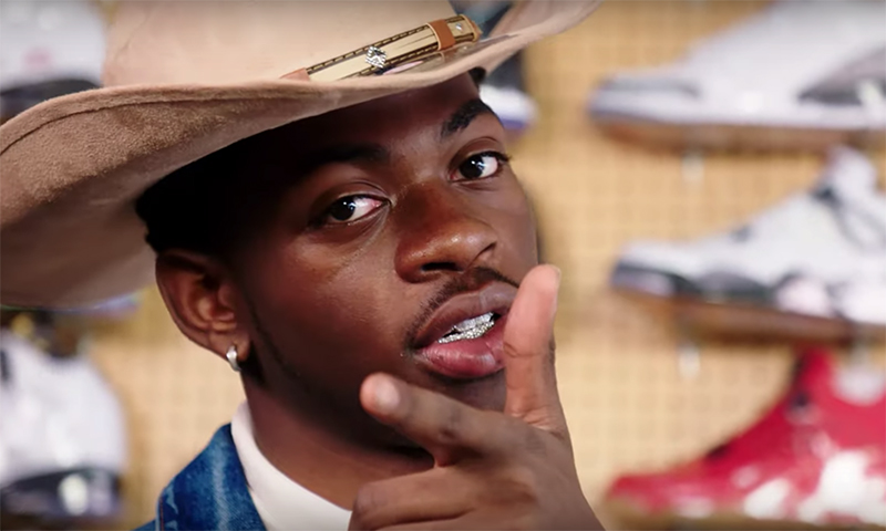lil nas x sneaker shopping feature