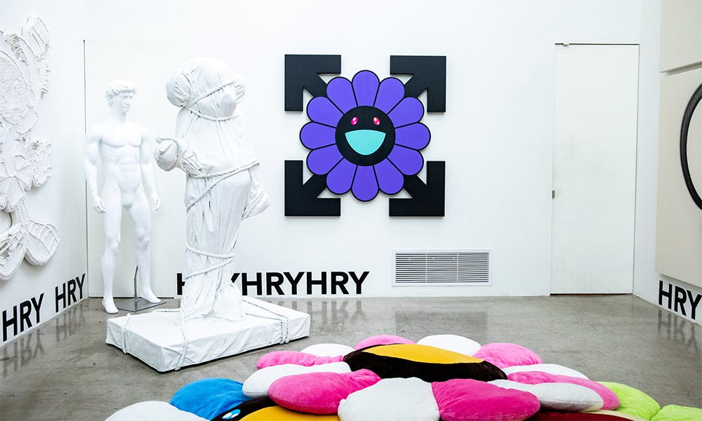 virgil abloh takashi murakami hry space