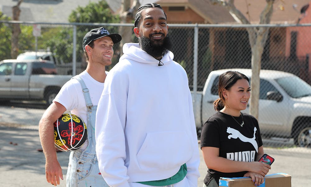 nipsey hussle memorial service