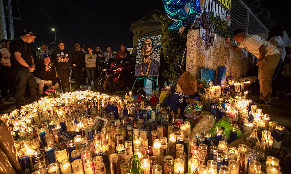 nipsey hussle memorial stampede