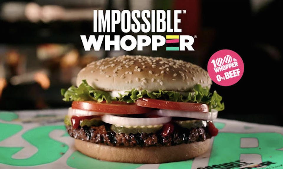 burger king impossible whopper Impossible Foods