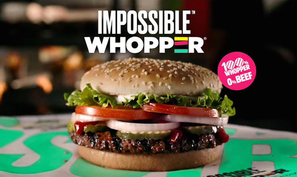 burger king impossible whopper Impossible Foods