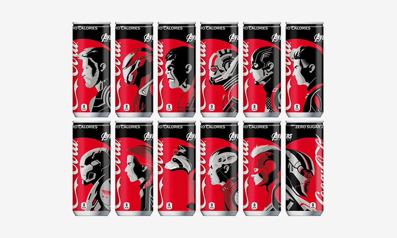 avengers endgame coca cola cans feature Avengers: Endgame marvel