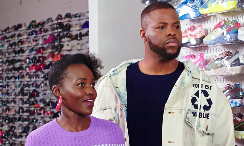 lupita nyongo winston duke sneaker shopping Lupita Nyong’o stadium goods us