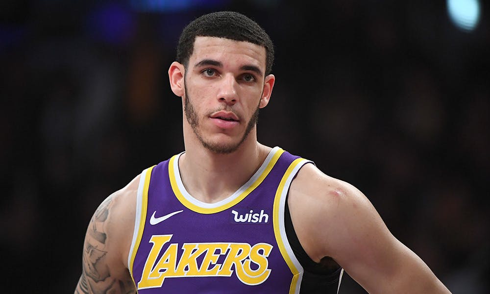 lonzo ball nike Big Baller Brand los angeles lakers