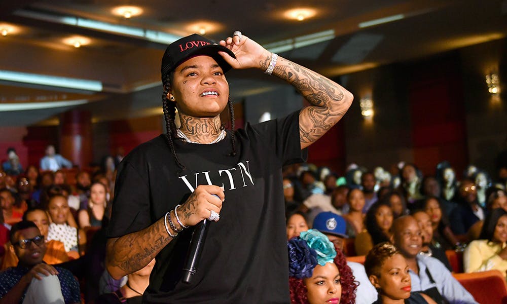 young m.a performs at BET awards 2018