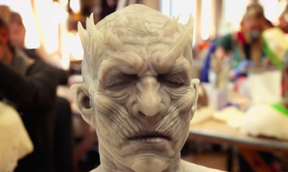 game of thrones prosthetics makeup video hbo