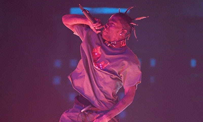 travis scott postponed concert pepper spray ACAB