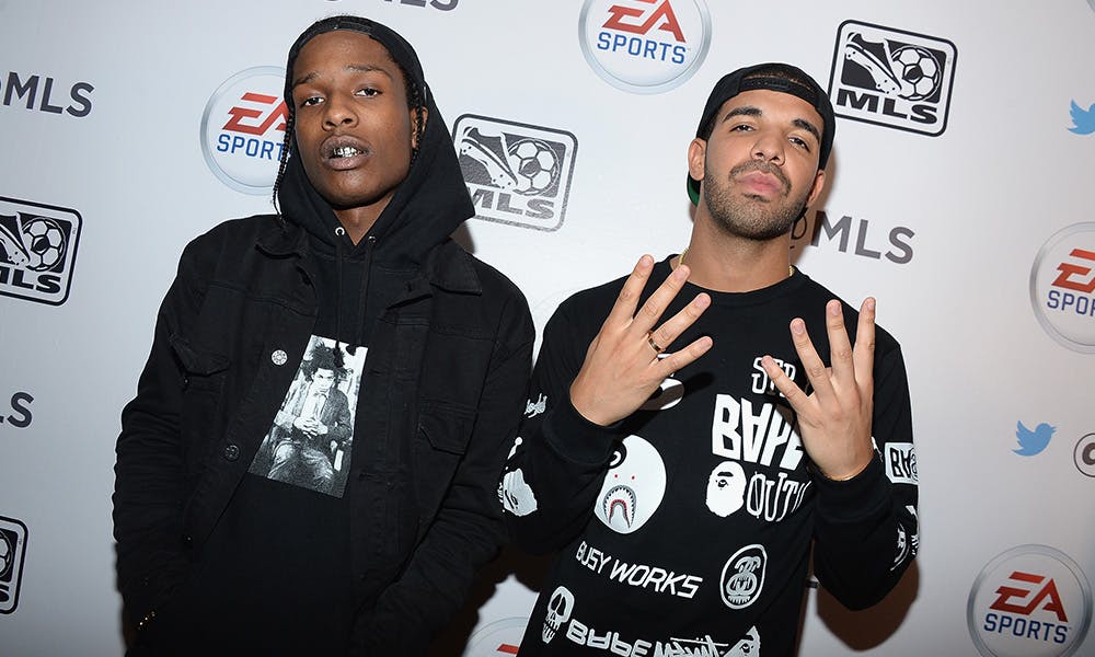 watch drake join asap rocky onstage Travis Scott sicko mode