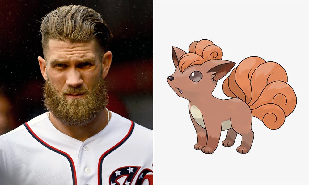 mlb players pokemon comparison twitter thread