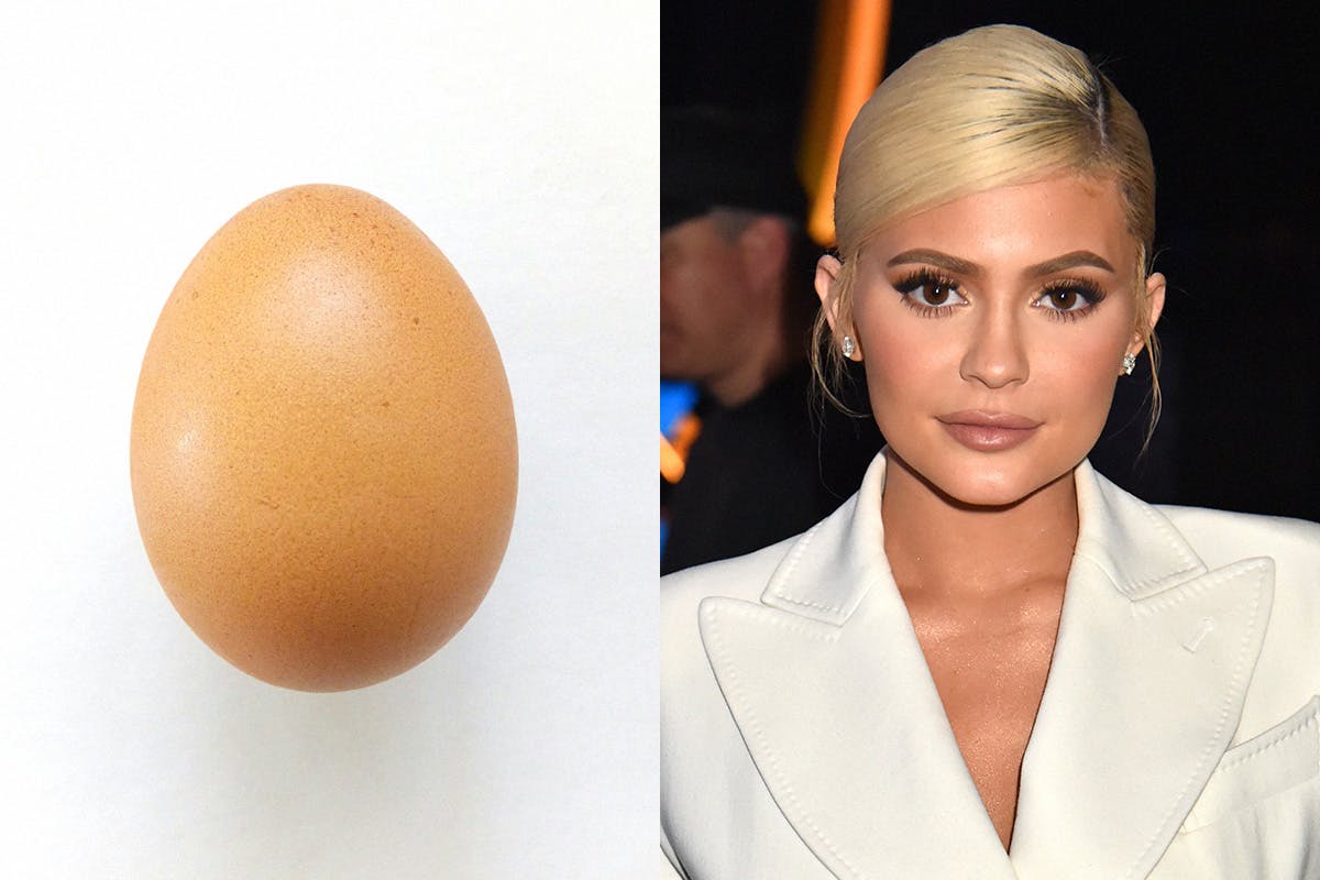 kylie jenner egg instagram record Travis Scott