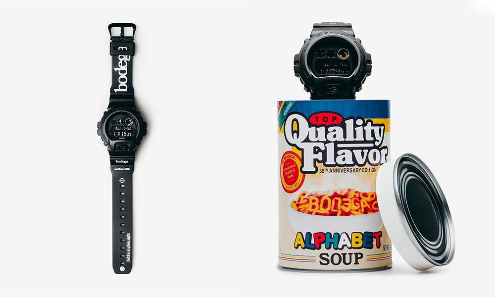 G-SHOCK & Bodega Releases DW-6900 Watch in a Soup Can