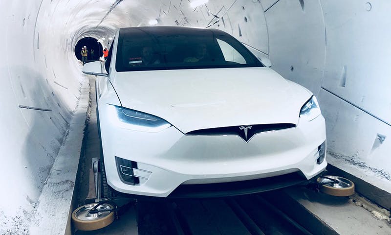 elon musk the boring company la tunnel feature