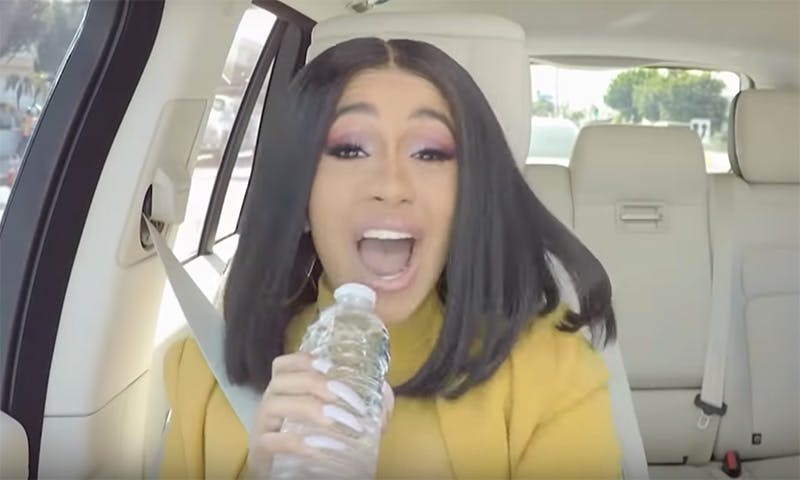 cardi b carpool karaoke feature James Corden