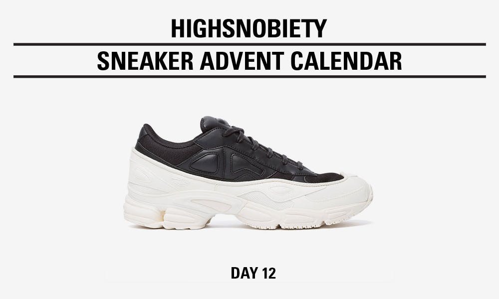 highsnobiety advent calendar day twelve Ozweego adidas by raf simons
